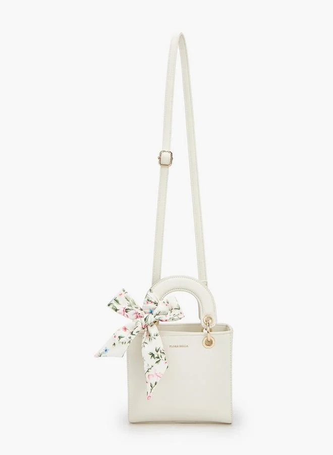 فلورا بيلا من شو إكسبرس Flora Bella Handbag With Scarf On Handle And Detachable Shoulder Strap